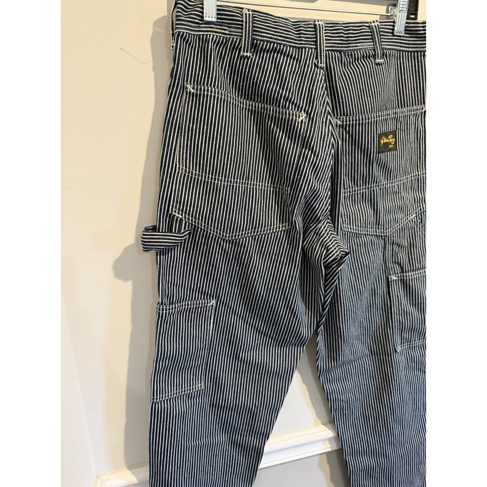 Stan Ray USA RARE 50th Anniversary Straight Painter Pant Hickory Stripe Medium - Picture 6 of 15